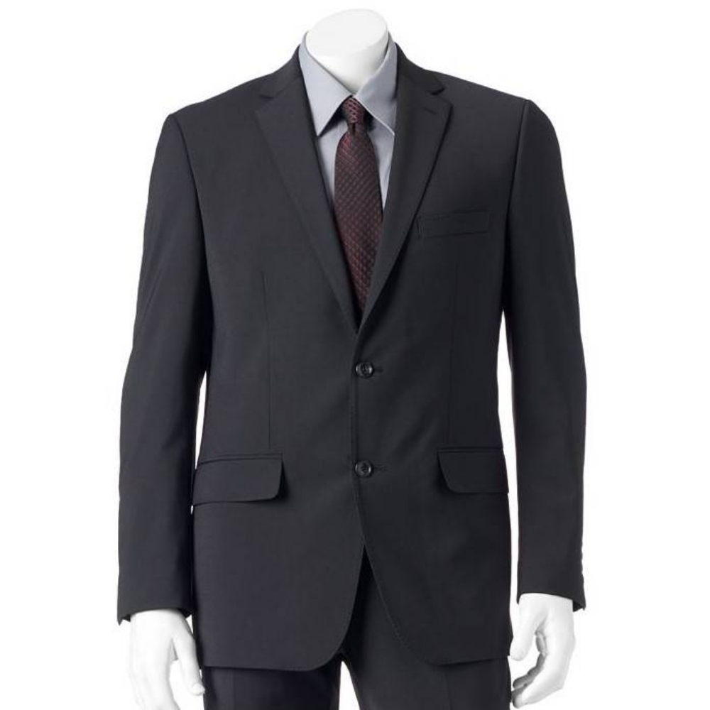 Marc Anthony Slim-Fit Shadow-Striped Wool jacket